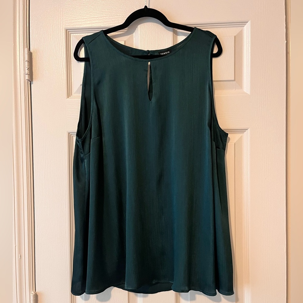 Torrid Women's Green Sleeveless Top